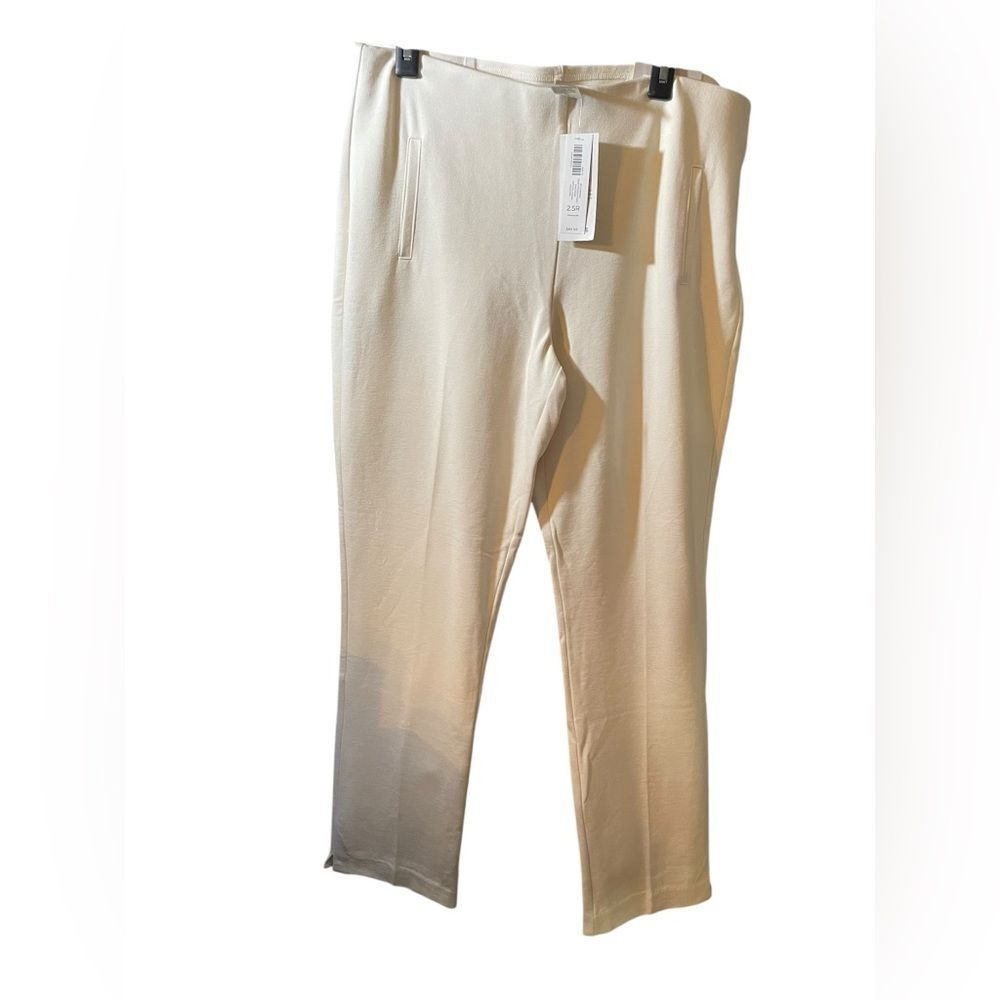 Chico's Cream Straight Leg Pants‎